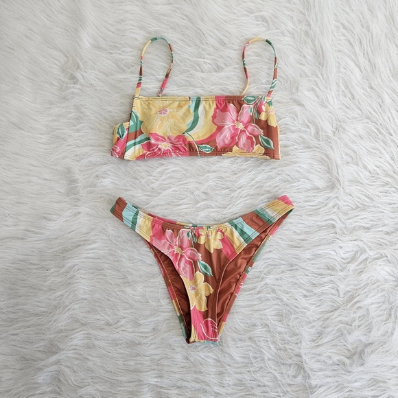 BILLABONG Floral Bikini Set - Picture 1 of 5